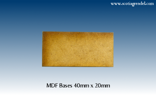 ACR105 - MDF Bases 40mm x 20mm