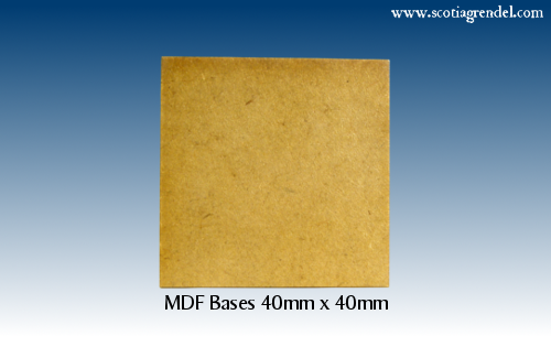 ACR107 - MDF Bases 40mm x 40mm