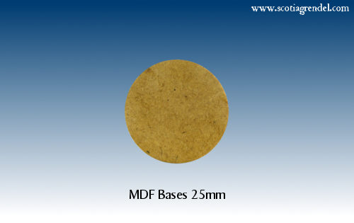 ACR108 - MDF Bases 25mm (round)